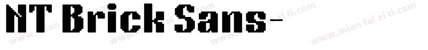 NT Brick Sans字体转换